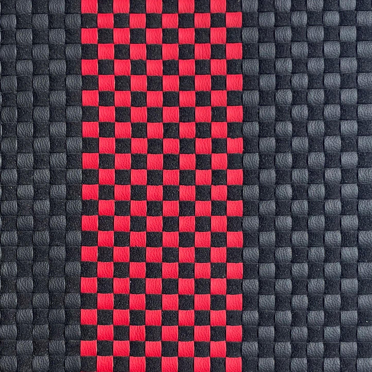 Gewebtes Leder & Alcantara Detailaufnahme