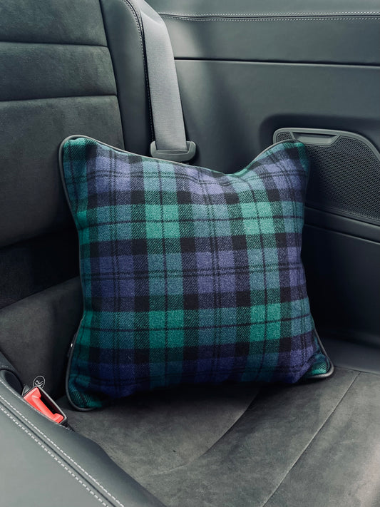 Cushion - Green tartan