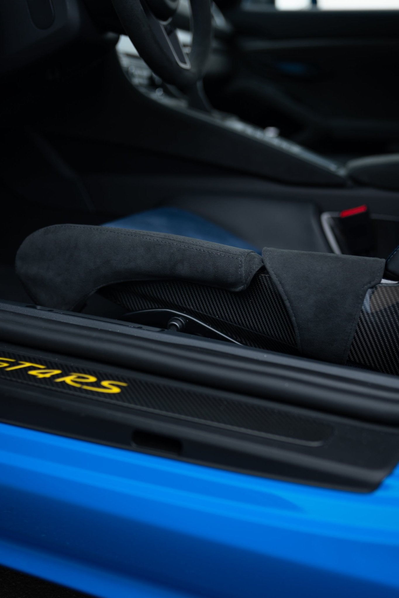 Alcantaraschoner für Porsche Vollschalensitze mit Ziernaht - Project Pepita