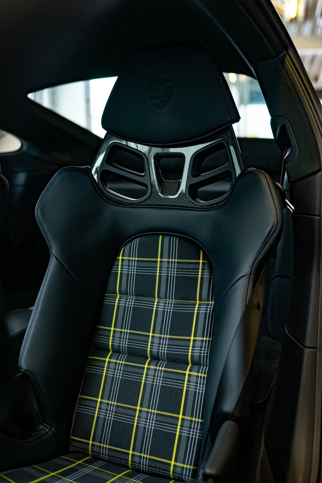 GTI Inserts für Porsche Schalensitze – gelb - Project Pepita