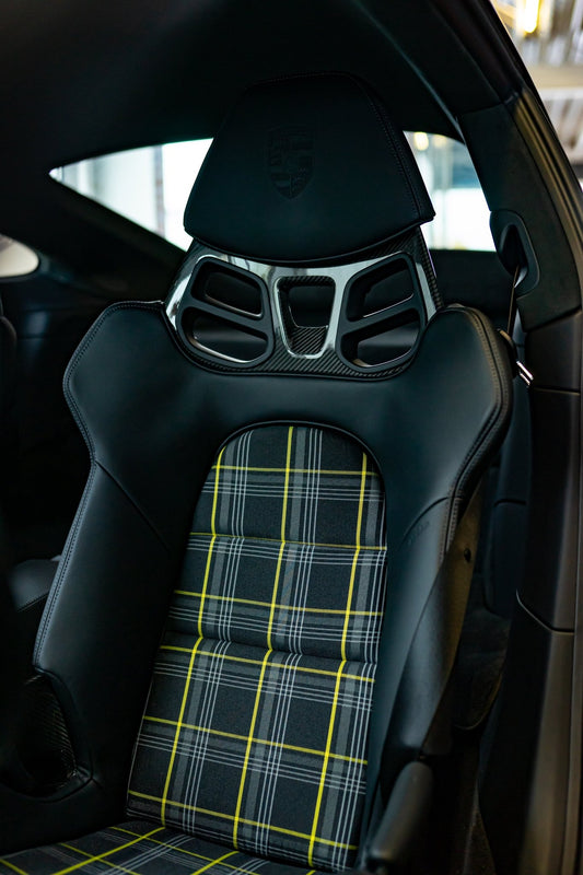 GTI Inserts für Porsche Schalensitze – gelb - Project Pepita