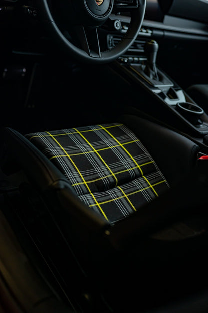 GTI Inserts für Porsche Schalensitze – gelb - Project Pepita