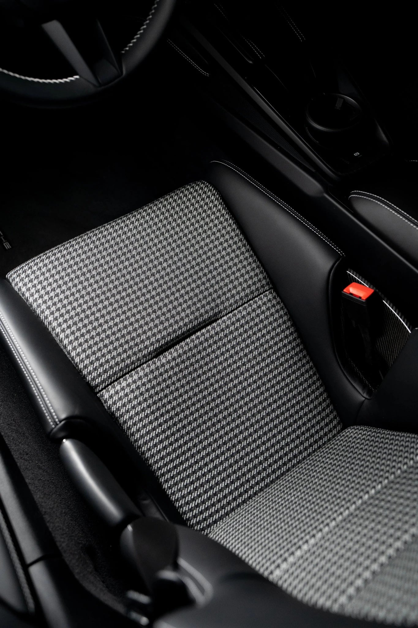 Hahnentritt Inserts für Porsche Schalensitze – anthrazit, silber - Project Pepita