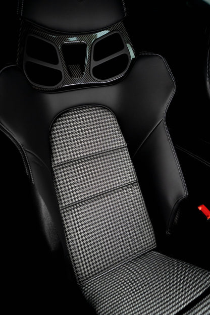 Hahnentritt Inserts für Porsche Schalensitze – anthrazit, silber - Project Pepita