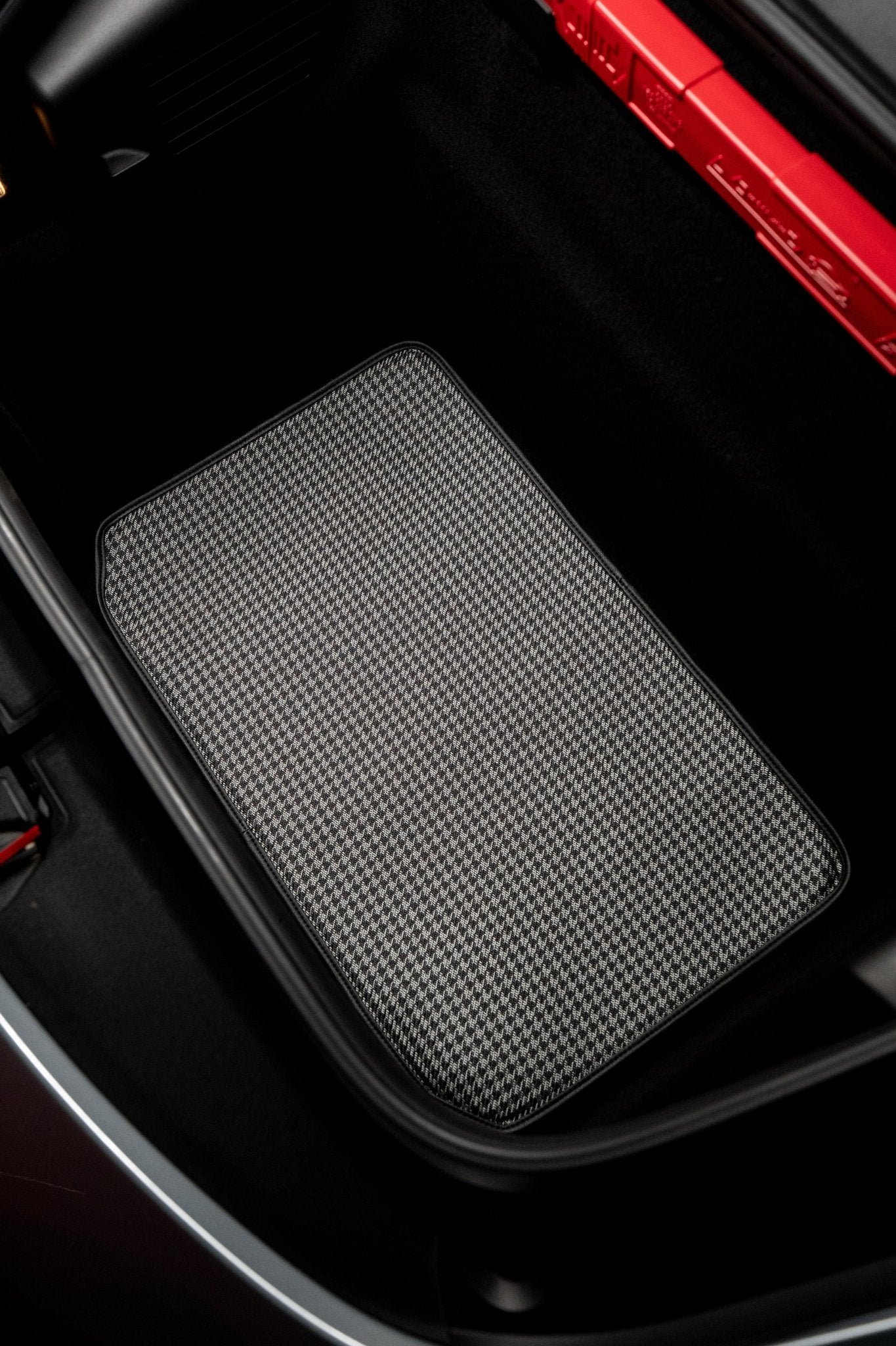 Hahnentritt Kofferraummatte für Porsche 911, Boxster & Cayman – anthrazit, silber - Project Pepita