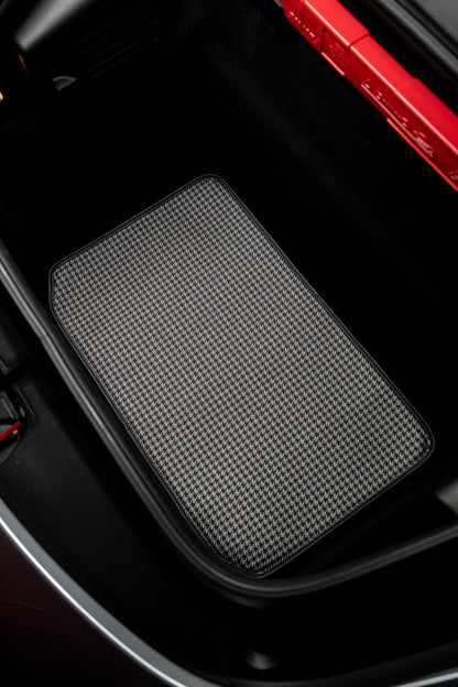 Hahnentritt Kofferraummatte für Porsche 911, Boxster & Cayman – anthrazit, silber - Project Pepita
