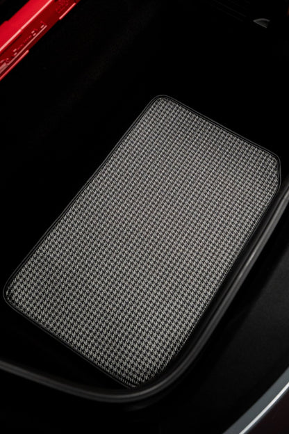 Hahnentritt Kofferraummatte für Porsche 911, Boxster & Cayman – anthrazit, silber - Project Pepita