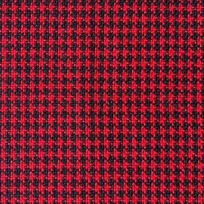 Hahnentritt rot Detail