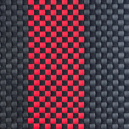 Gewebtes Leder & Alcantara Detailaufnahme