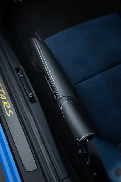 Lederschoner für Porsche Vollschalensitze mit Ziernaht - Project Pepita