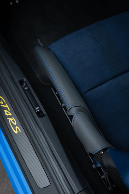 Lederschoner für Porsche Vollschalensitze mit Ziernaht - Project Pepita