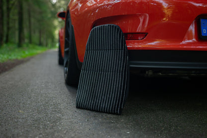 Nadelstreifen Inserts für Porsche Schalensitze – schwarz, weiß - Project Pepita