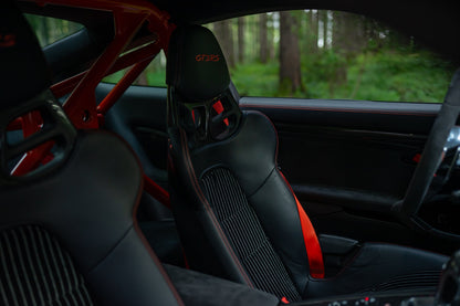 Nadelstreifen Inserts für Porsche Schalensitze – schwarz, weiß - Project Pepita