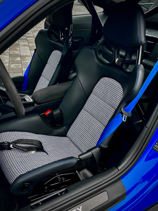 Pepita Inserts für Porsche Schalensitze – blau - Project Pepita