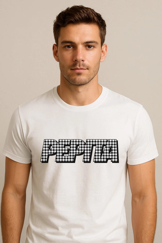 Pepita T-Shirt – schwarz, weiß - Project Pepita