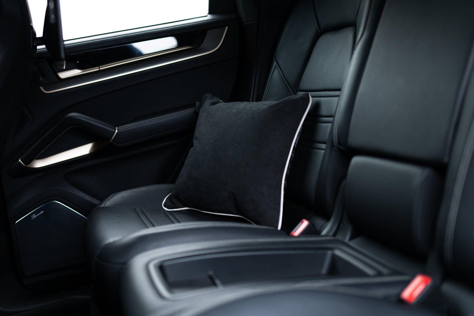 Schottenkaro Kissen für Porsche – beige - Project Pepita